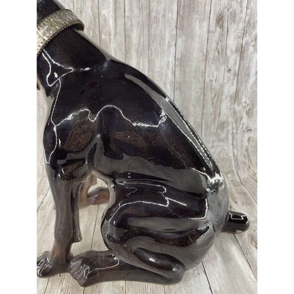 Vintage Huge 14” Doberman Pincher Dog Mike’s Mold Ceramic Figure Full Size - Picture 4 of 16